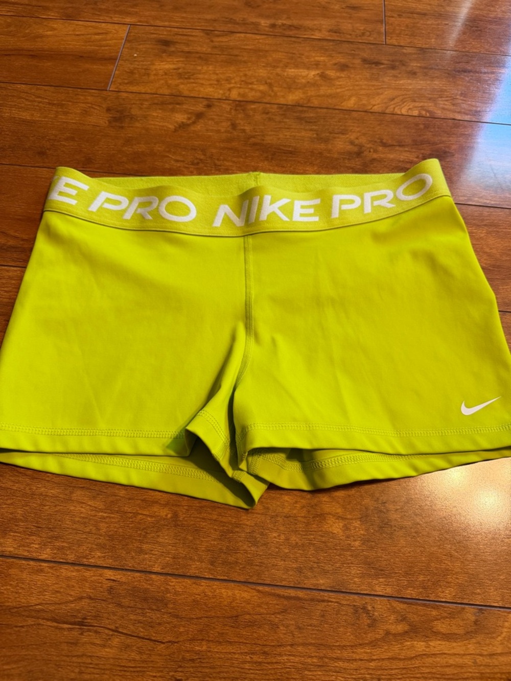 Nike Women’s Pro Bike Shorts in Bright Green